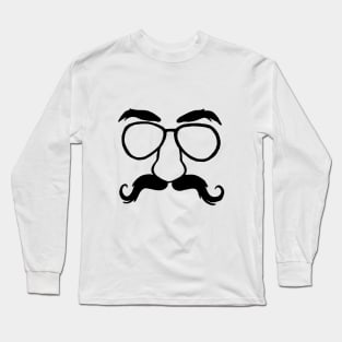 Glasses and mustache Long Sleeve T-Shirt